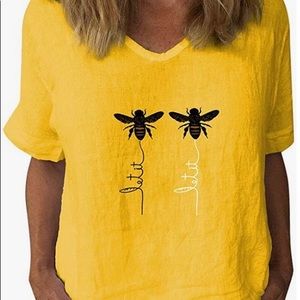 Cotton and linen Top